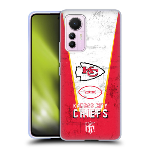 NFL Kansas City Chiefs Logo Art Banner Soft Gel Case for Xiaomi 12 Lite