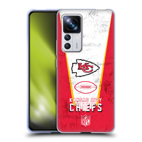 NFL Kansas City Chiefs Logo Art Banner Soft Gel Case for Xiaomi 12T Pro