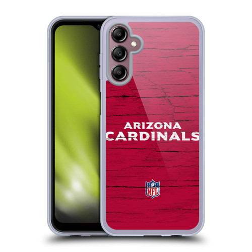 NFL Arizona Cardinals Logo Distressed Look Soft Gel Case for Samsung Galaxy A14 5G