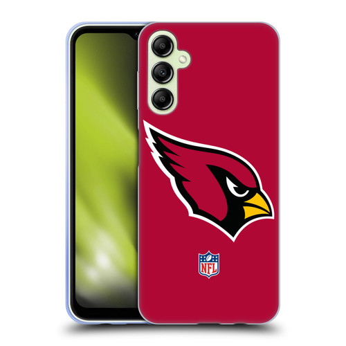 NFL Arizona Cardinals Logo Plain Soft Gel Case for Samsung Galaxy A14 5G