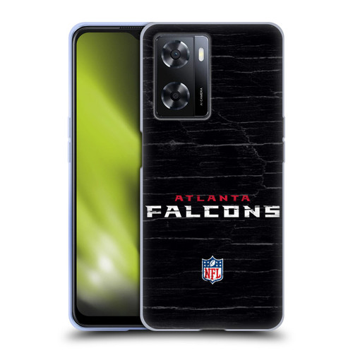 NFL Atlanta Falcons Logo Distressed Look Soft Gel Case for OPPO A57s