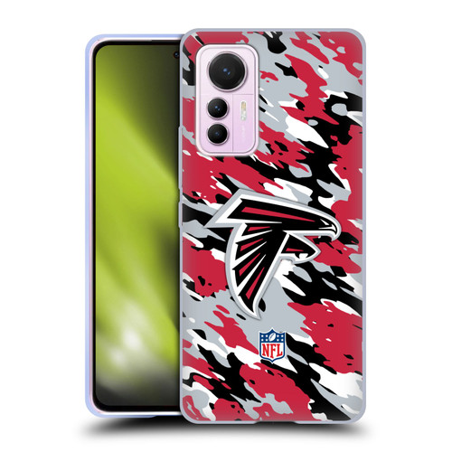 NFL Atlanta Falcons Logo Camou Soft Gel Case for Xiaomi 12 Lite