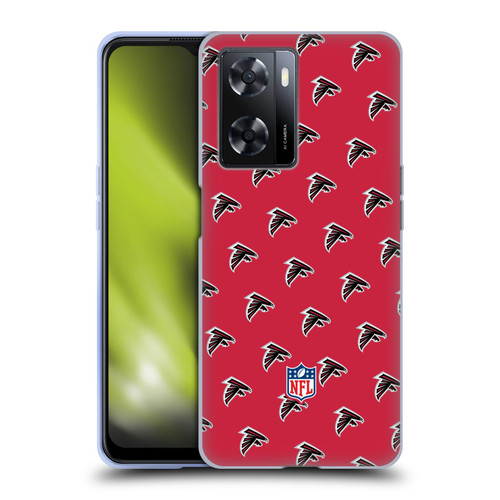 NFL Atlanta Falcons Artwork Patterns Soft Gel Case for OPPO A57s