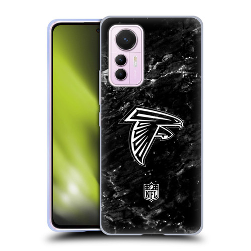 NFL Atlanta Falcons Artwork Marble Soft Gel Case for Xiaomi 12 Lite