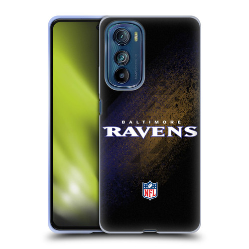 NFL Baltimore Ravens Logo Blur Soft Gel Case for Motorola Edge 30