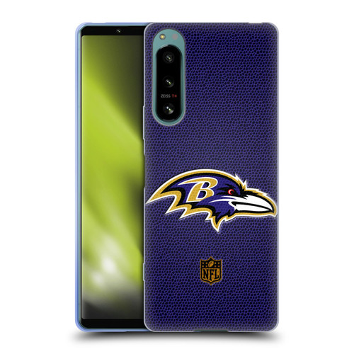 NFL Baltimore Ravens Logo Football Soft Gel Case for Sony Xperia 5 IV