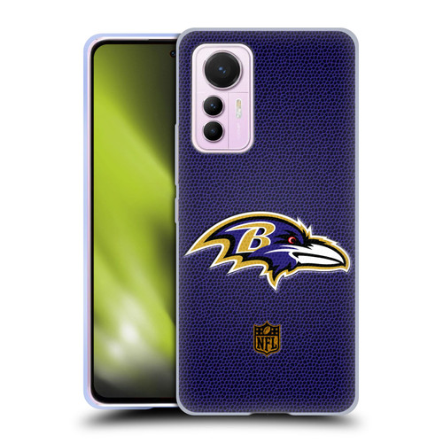 NFL Baltimore Ravens Logo Football Soft Gel Case for Xiaomi 12 Lite