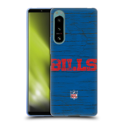 NFL Buffalo Bills Logo Distressed Look Soft Gel Case for Sony Xperia 5 IV