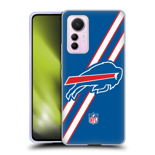 NFL Buffalo Bills Logo Stripes Soft Gel Case for Xiaomi 12 Lite