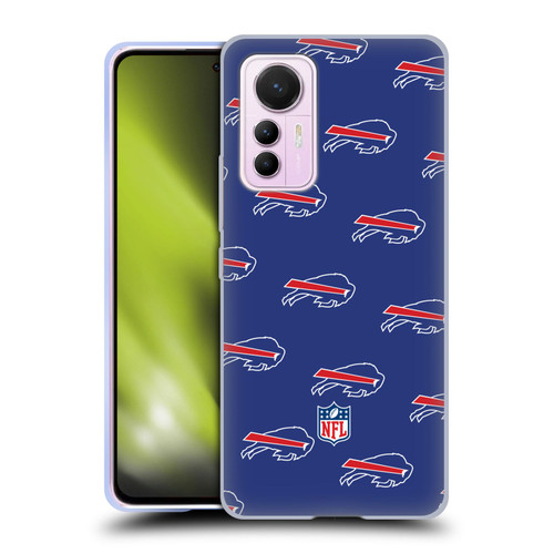 NFL Buffalo Bills Artwork Patterns Soft Gel Case for Xiaomi 12 Lite
