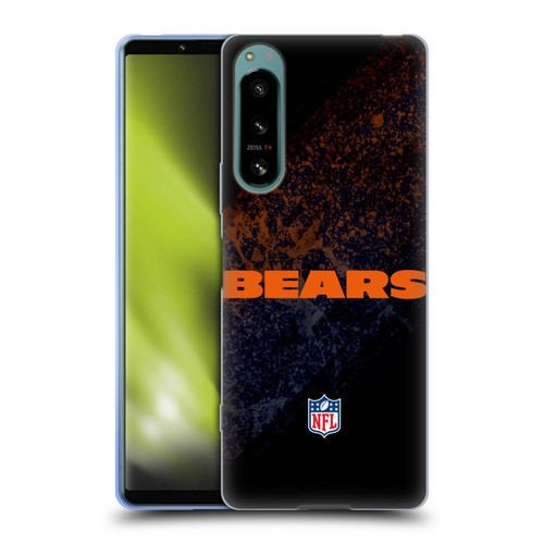 NFL Chicago Bears Logo Blur Soft Gel Case for Sony Xperia 5 IV