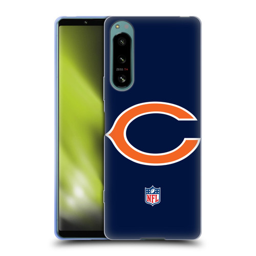 NFL Chicago Bears Logo Plain Soft Gel Case for Sony Xperia 5 IV