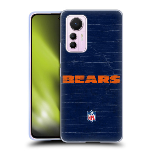 NFL Chicago Bears Logo Distressed Look Soft Gel Case for Xiaomi 12 Lite