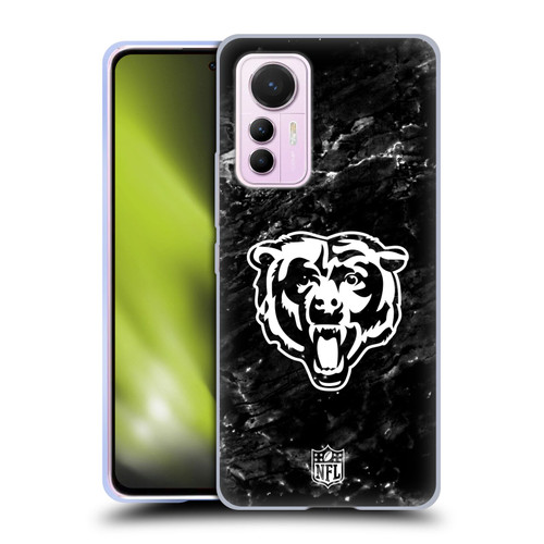 NFL Chicago Bears Artwork Marble Soft Gel Case for Xiaomi 12 Lite
