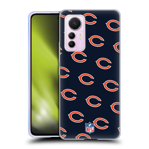NFL Chicago Bears Artwork Patterns Soft Gel Case for Xiaomi 12 Lite