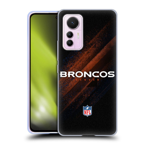 NFL Denver Broncos Logo Blur Soft Gel Case for Xiaomi 12 Lite