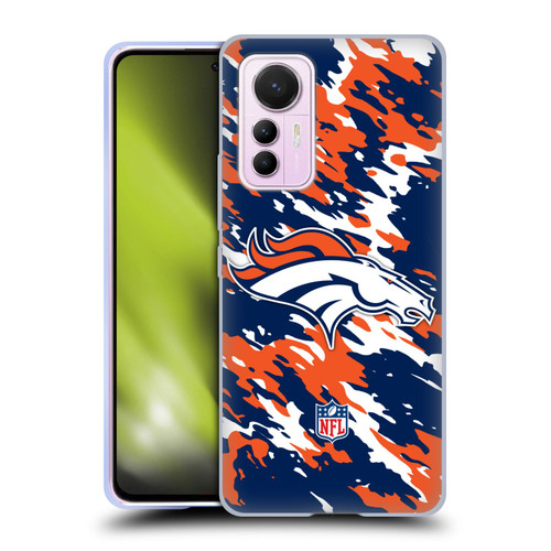 NFL Denver Broncos Logo Camou Soft Gel Case for Xiaomi 12 Lite
