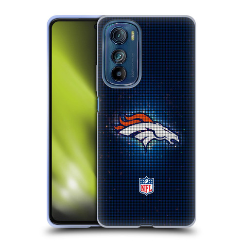 NFL Denver Broncos Artwork LED Soft Gel Case for Motorola Edge 30