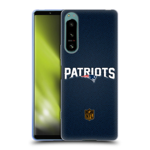 NFL New England Patriots Logo Football Soft Gel Case for Sony Xperia 5 IV