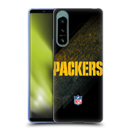 NFL Green Bay Packers Logo Blur Soft Gel Case for Sony Xperia 5 IV