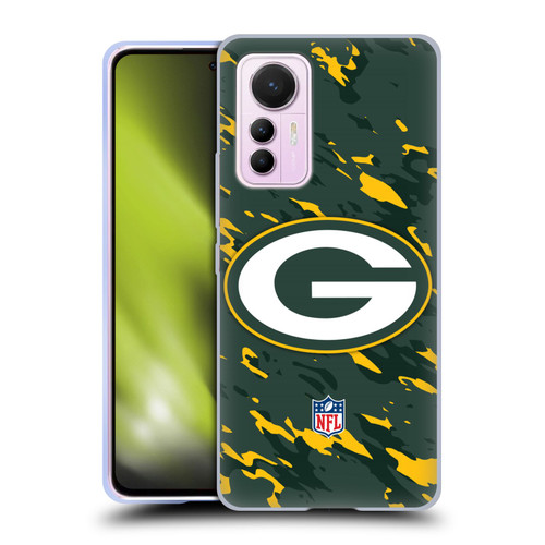 NFL Green Bay Packers Logo Camou Soft Gel Case for Xiaomi 12 Lite