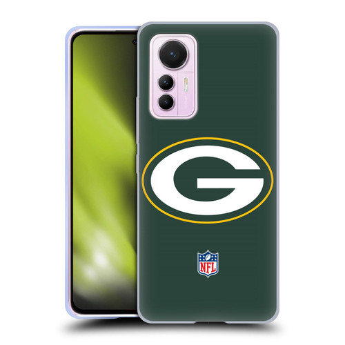 NFL Green Bay Packers Logo Plain Soft Gel Case for Xiaomi 12 Lite