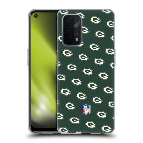 NFL Green Bay Packers Artwork Patterns Soft Gel Case for OPPO A54 5G
