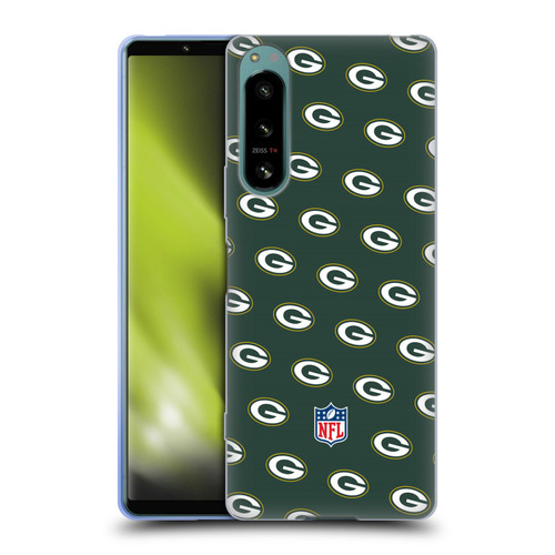 NFL Green Bay Packers Artwork Patterns Soft Gel Case for Sony Xperia 5 IV