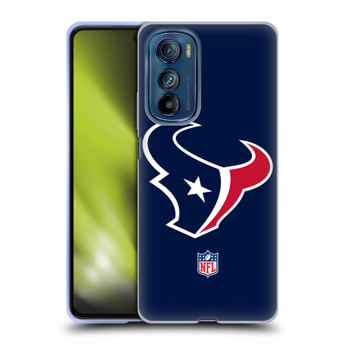 NFL Houston Texans Logo Plain Soft Gel Case for Motorola Edge 30
