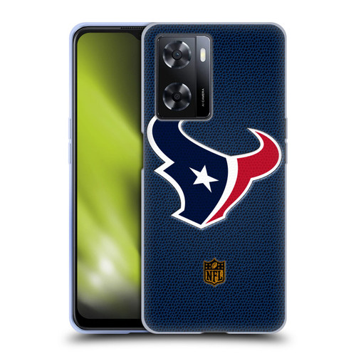 NFL Houston Texans Logo Football Soft Gel Case for OPPO A57s