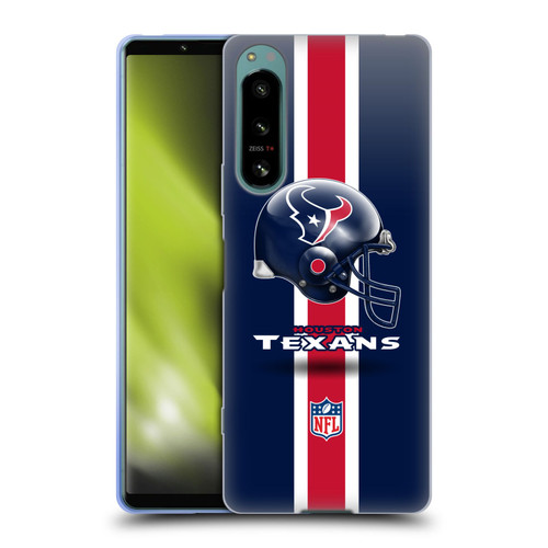NFL Houston Texans Logo Helmet Soft Gel Case for Sony Xperia 5 IV