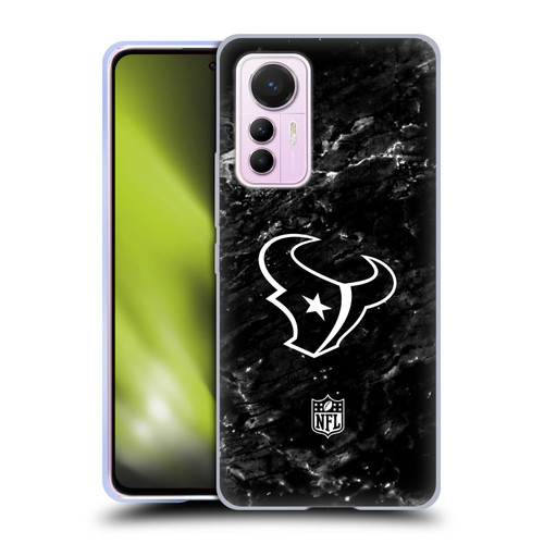 NFL Houston Texans Artwork Marble Soft Gel Case for Xiaomi 12 Lite