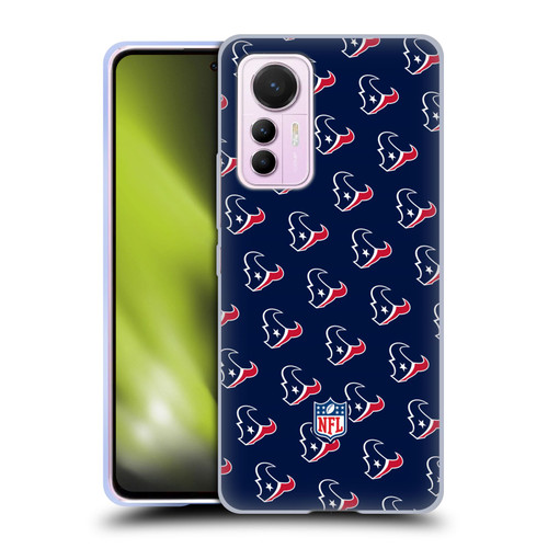 NFL Houston Texans Artwork Patterns Soft Gel Case for Xiaomi 12 Lite