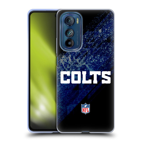 NFL Indianapolis Colts Logo Blur Soft Gel Case for Motorola Edge 30