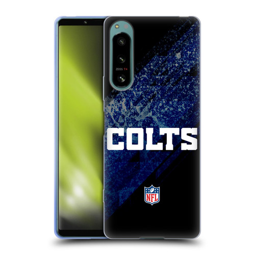 NFL Indianapolis Colts Logo Blur Soft Gel Case for Sony Xperia 5 IV