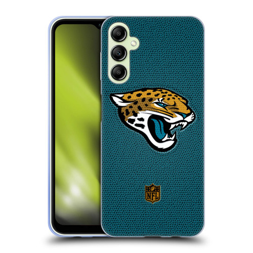 NFL Jacksonville Jaguars Logo Football Soft Gel Case for Samsung Galaxy A14 5G