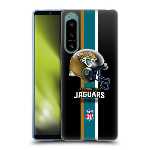 NFL Jacksonville Jaguars Logo Helmet Soft Gel Case for Sony Xperia 5 IV