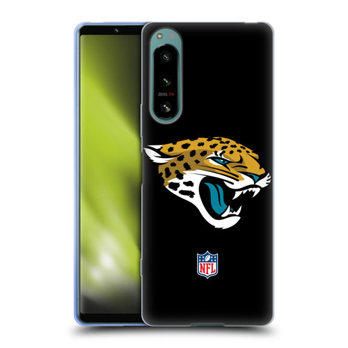 NFL Jacksonville Jaguars Logo Plain Soft Gel Case for Sony Xperia 5 IV