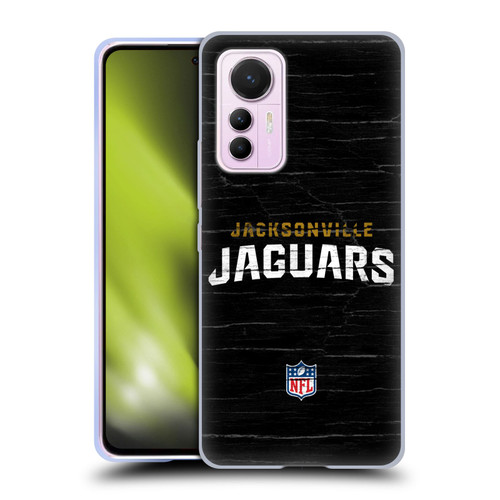 NFL Jacksonville Jaguars Logo Distressed Look Soft Gel Case for Xiaomi 12 Lite