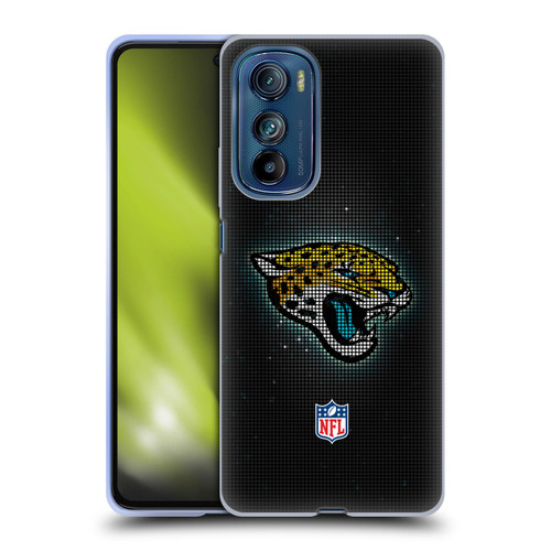 NFL Jacksonville Jaguars Artwork LED Soft Gel Case for Motorola Edge 30