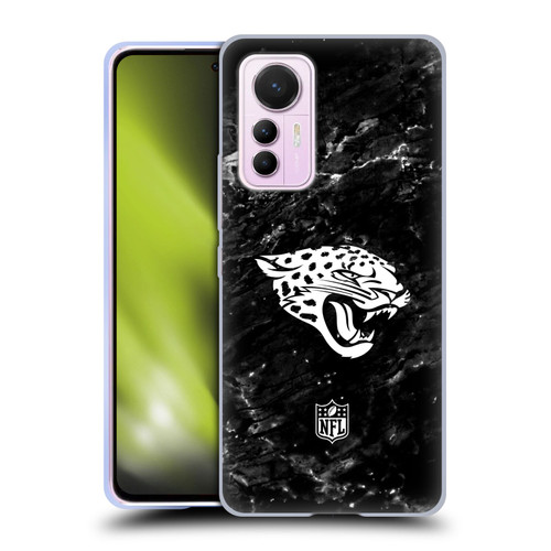 NFL Jacksonville Jaguars Artwork Marble Soft Gel Case for Xiaomi 12 Lite