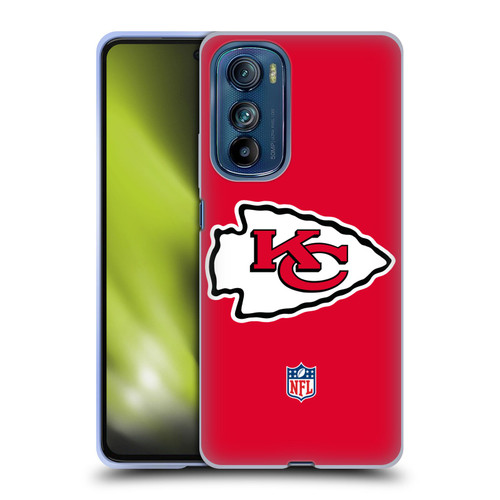 NFL Kansas City Chiefs Logo Plain Soft Gel Case for Motorola Edge 30