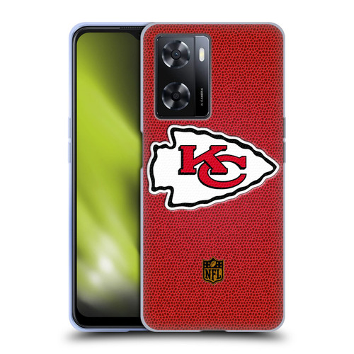 NFL Kansas City Chiefs Logo Football Soft Gel Case for OPPO A57s