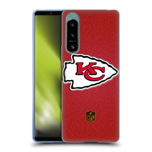 NFL Kansas City Chiefs Logo Football Soft Gel Case for Sony Xperia 5 IV