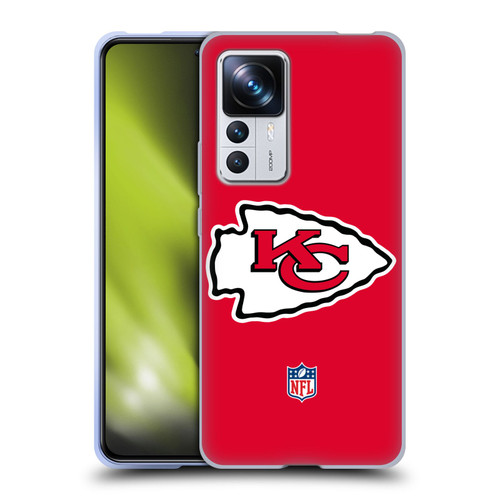 NFL Kansas City Chiefs Logo Plain Soft Gel Case for Xiaomi 12T Pro