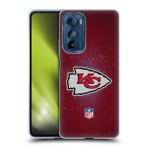 NFL Kansas City Chiefs Artwork LED Soft Gel Case for Motorola Edge 30