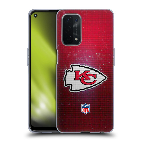 NFL Kansas City Chiefs Artwork LED Soft Gel Case for OPPO A54 5G