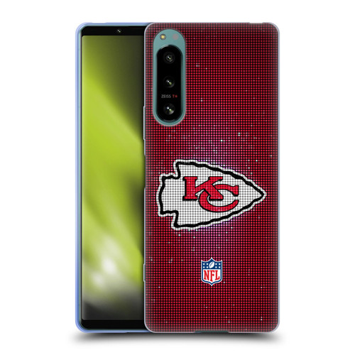 NFL Kansas City Chiefs Artwork LED Soft Gel Case for Sony Xperia 5 IV