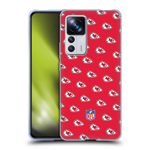 NFL Kansas City Chiefs Artwork Patterns Soft Gel Case for Xiaomi 12T Pro