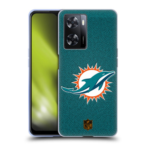 NFL Miami Dolphins Logo Football Soft Gel Case for OPPO A57s